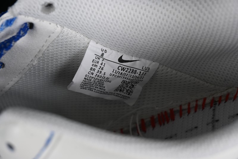 Nike Air Force 1 '07 Low Custom Casual Sneakers - CW2288-111