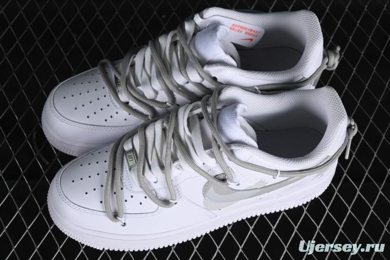 Nike Air Force 1 '07 Low Custom Anime Theme Spray-Painted Swoosh Casual Sneakers - ZH0316-016