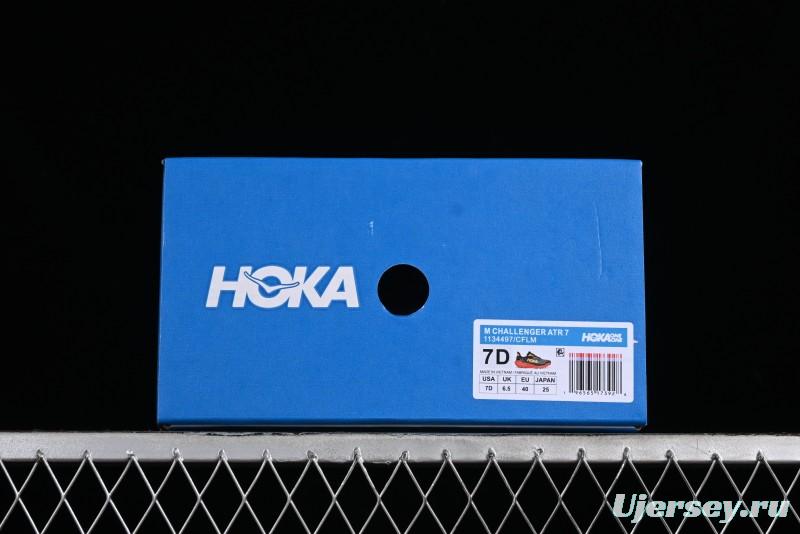 Hoka One One Challenger ATR 7 Low Trail Running Shoes with Lightweight Cushioned Midsole - 1134497 CFLM
