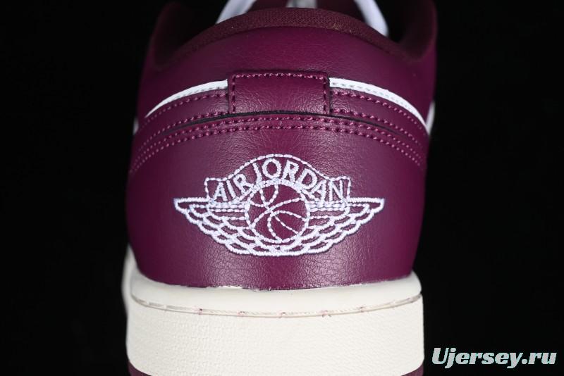 Nike Air Jordan 1 Low AJ1 White Rose Pink Low Top Casual Sneakers DC0774-161