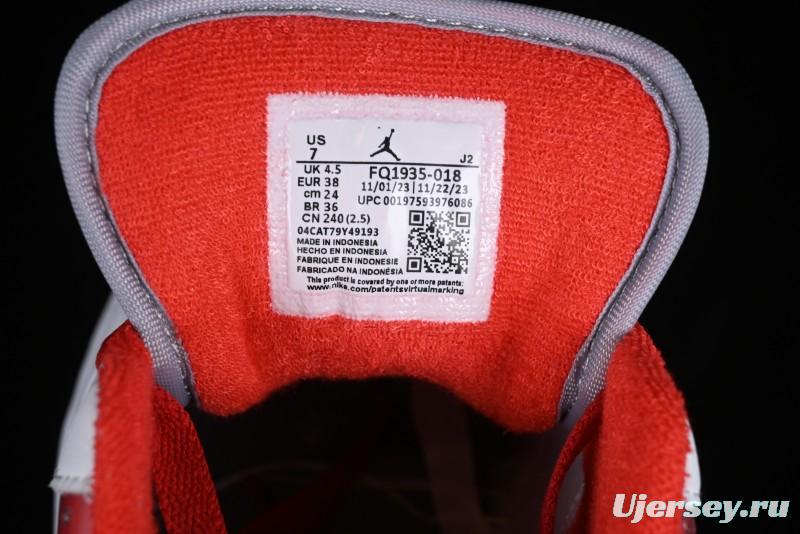 Nike Air Jordan 1 Low AJ1 White Red Casual Sneakers - FQ1935-018