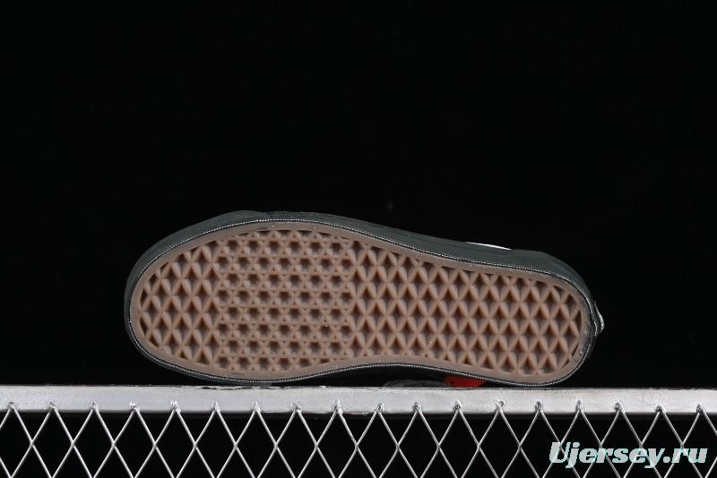 Vans Old Skool Reissue 136 Retro Casual Vulcanized Sneakers in Gray Blue White - VN000CRPGRN