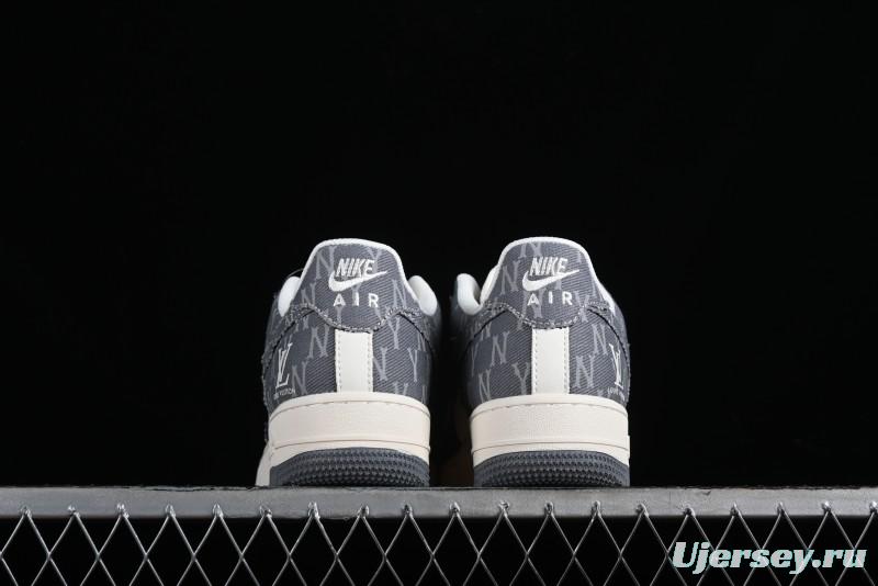 Nike Air Force 1 '07 Low LV Collaboration - Grey Double Swoosh Casual Sneakers - HD1968-030