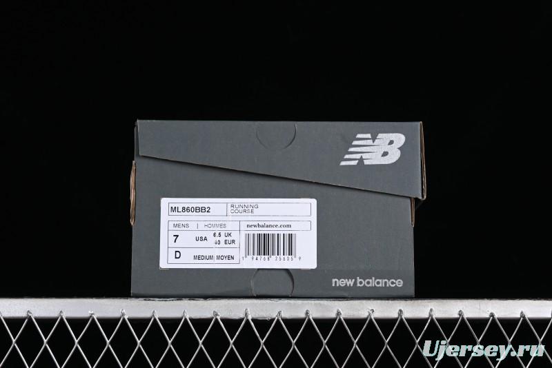 New Balance 860V2 Classic Retro Dad Style Casual Running Shoes - ML860BB2