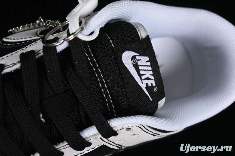 Nike SB Dunk Low Supreme Collaboration - Reverse Black White Swoosh Anniversary Custom Low-Top Casual Sneakers - FC1688-144