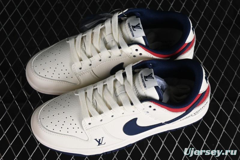 Nike SB Dunk Low LV Collaboration Anniversary High-End Custom Low-Top Casual Sneakers - XX2025-313