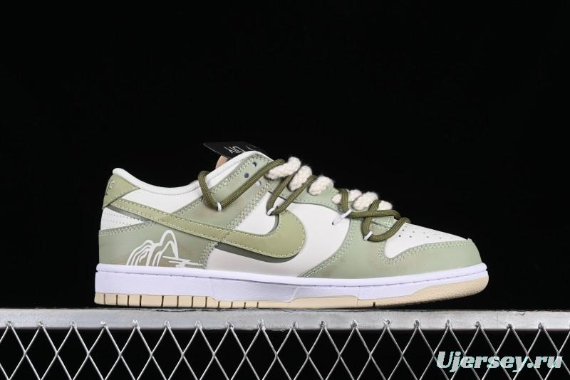 Nike Dunk Low FZBB Chinese Tea Gift Box Palace Longjing Tea SB Lace-Up Low-Top Casual Sneakers - DV0831-003