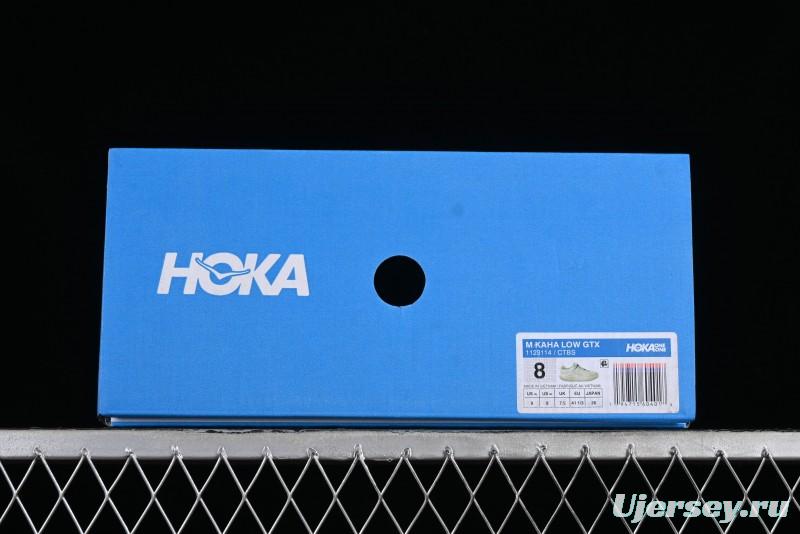 HOKA ONE ONE Kaha Low GTX Hiking Shoes with Geometric Cushioning and Waterproof Design - 1123114 CTBS