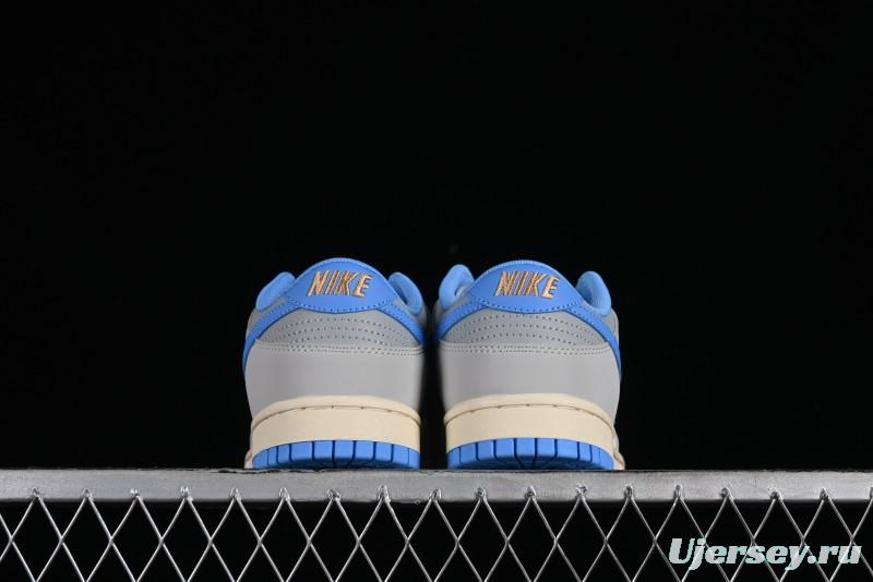 Nike Dunk Low SB "Athletic Department" Grey Blue Leather Skateboarding Shoes - FN7488-133