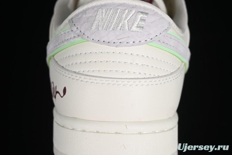 Nike SB Dunk Low Year of the Dragon Limited Edition - White Dragon Anniversary Custom Low-Top Casual Skate Shoes - CF3688-001