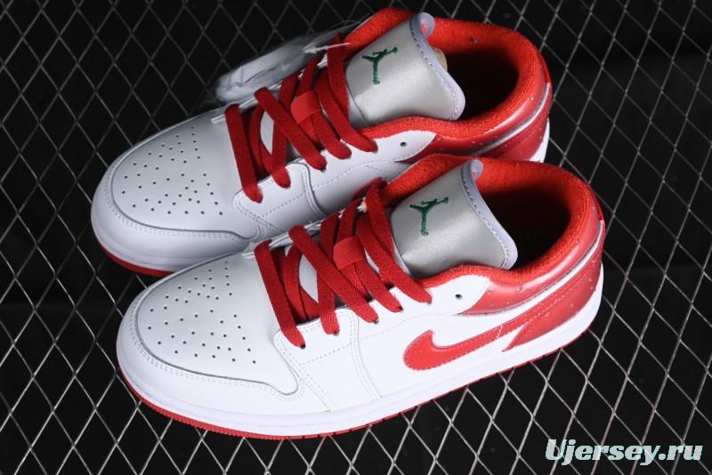 Nike Air Jordan 1 Low AJ1 White Red Casual Sneakers - FQ1935-018