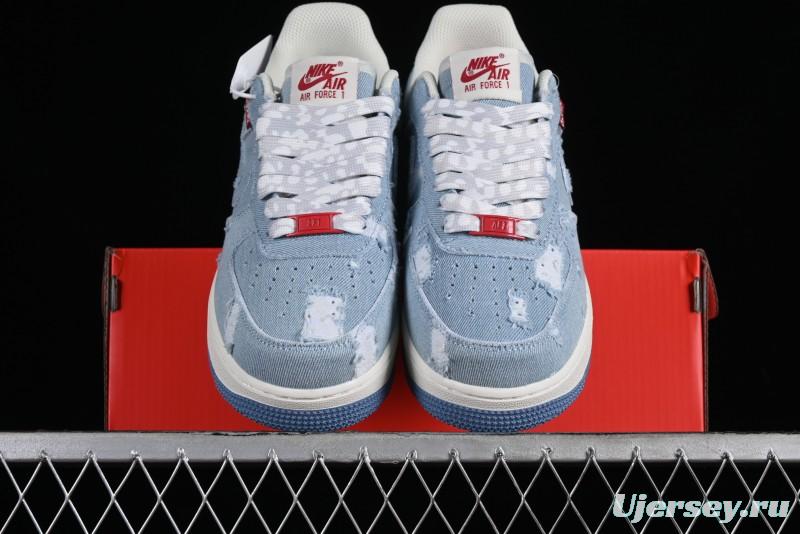 Levi's x Nike Air Force 1 '07 Low Denim Casual Sneakers - CH2211-168