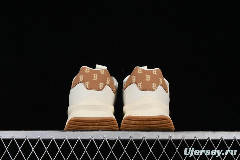 New York Yankees MLB Chunky Runner Denim Monogram Lightweight Casual Sneakers - 3ASHCRM3N43BRS