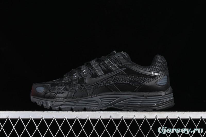 Nike P-6000 PRM Retro Casual Sneakers with Vintage Running Shoe Design - FQ8732-010