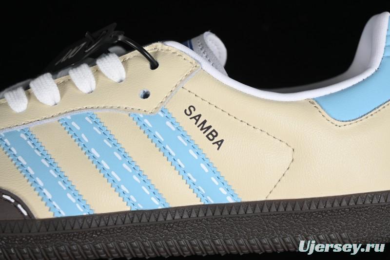 Adidas Originals Samba OG IG1024 Mechanical Magic Pudding Biscuit Custom Casual Sneakers - IG1024
