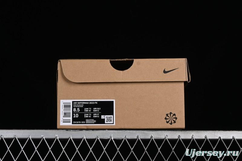 Nike Vapormax 2023 Flyknit Breathable Casual Running Shoes with Full-Length Air Cushion - DV1678-005