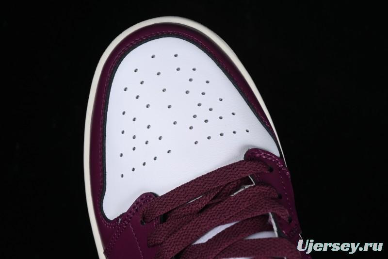 Nike Air Jordan 1 Low AJ1 White Rose Pink Low Top Casual Sneakers DC0774-161