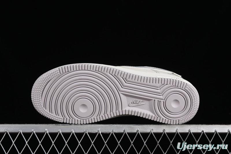 Nike Undefeated Air Force 1'07 Low Casual Sneakers in Beige Hemp with Reflective Details - UT2023-203