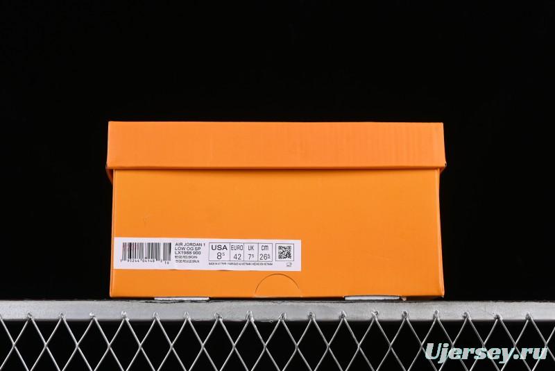 Nike Air Jordan 1 Low OG SP Travis Scott x Fragment Design Collaboration Sneakers - LX1988-900