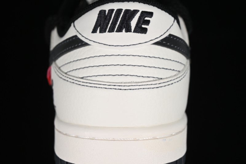Nike SB Dunk Low Carhartt Collaboration - Strap Black Hook Anniversary High-End Custom Low-Top Casual Skate Shoes - SJ2068-265
