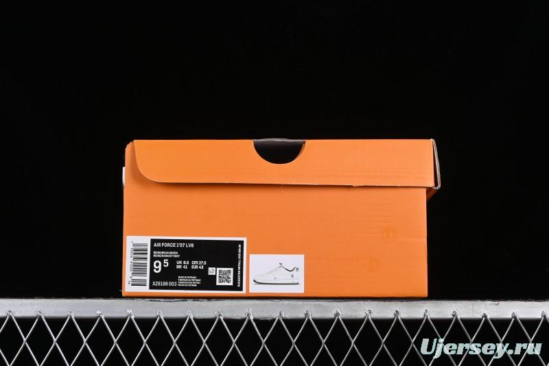 Nike Air Force 1 '07 Low LV Collaboration - Beige Green Double Swoosh Casual Sneakers - XZ6188-003