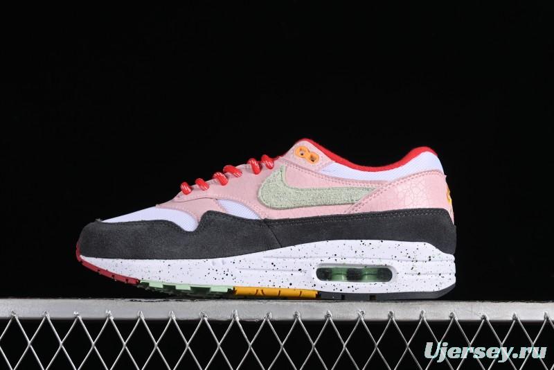 Nike Air Max 1 Retro Running Shoes with Half-Sole Air Cushion - FZ4133-640