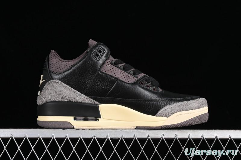 Nike A Ma Maniere x Air Jordan 3 Retro Black Sneakers - FZ4811-001