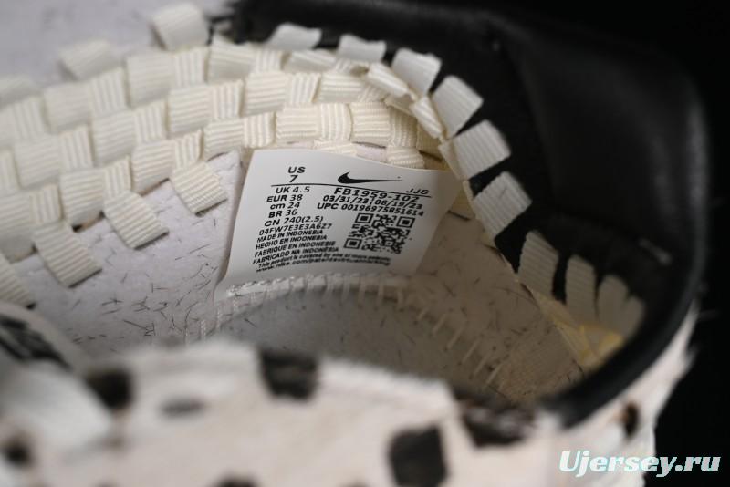 Nike Air Footscape Woven Asymmetrical Weave Slip-Resistant Low-Top Lifestyle Casual Shoes - FB1959-102