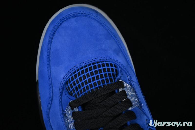 Nike Air Jordan 4 Retro Basketball Shoes with Premium Suede and Eminem Encore Design - AJ4