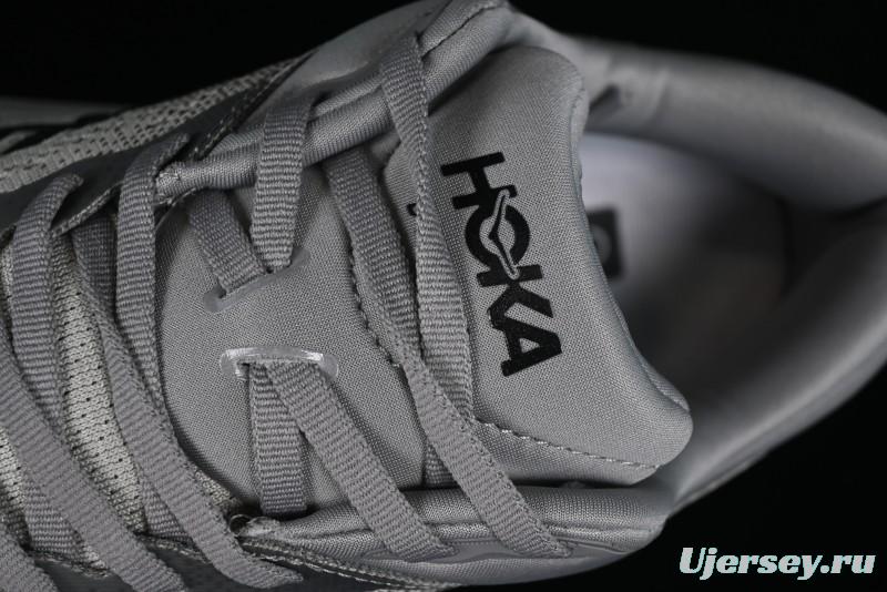 HOKA ONE ONE Bondi 8 Performance Cushioned Running Shoes with Engineered Mesh Upper - 1123202 SHMS