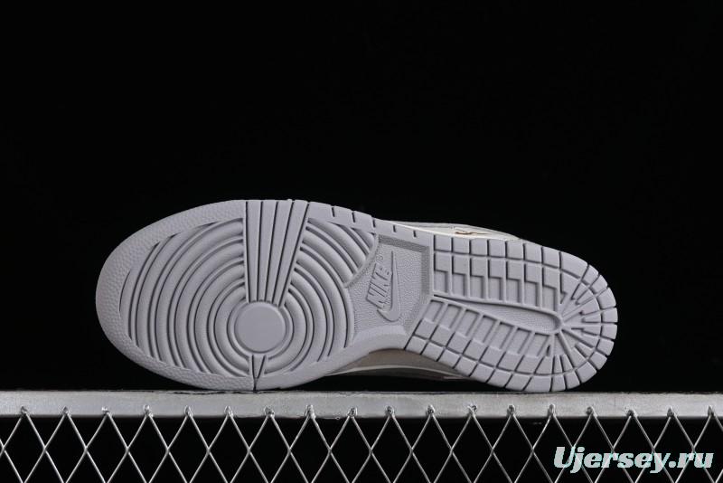 Nike SB Dunk Low LV Collaboration - Beige Grey Lamborghini Anniversary Custom Low-Top Casual Sneakers - FC1688-191