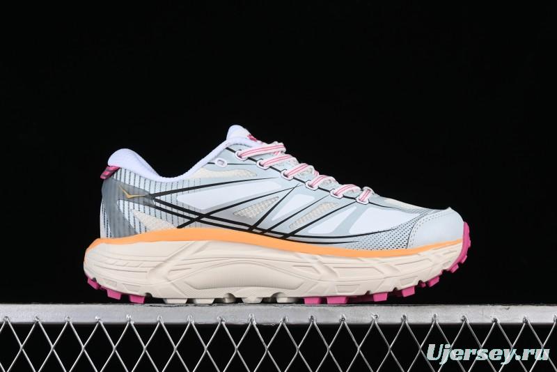 Hoka Mafate Speed 2 Lightweight Cushioned Trail Running Shoes with Vibram Outsole - 1126851 WIFL