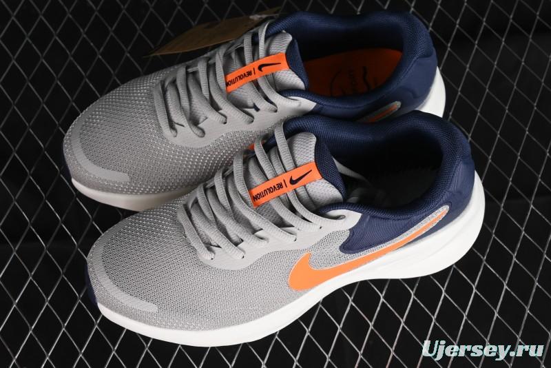 Nike Revolution 7 Wide Low-Top Running Shoes with Breathable Mesh and Durable Cushioning - FB2207-009
