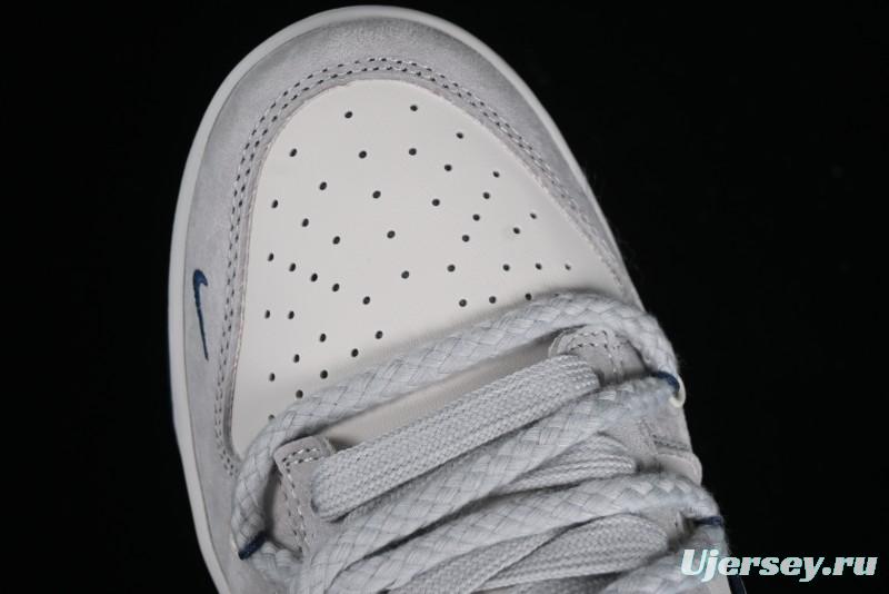 Nike SB Dunk Low The North Face Collaboration - Grey Blue Pig 8 Starry Sky Anniversary High-End Custom Low-Top Casual Skate Shoes - XX2025-311