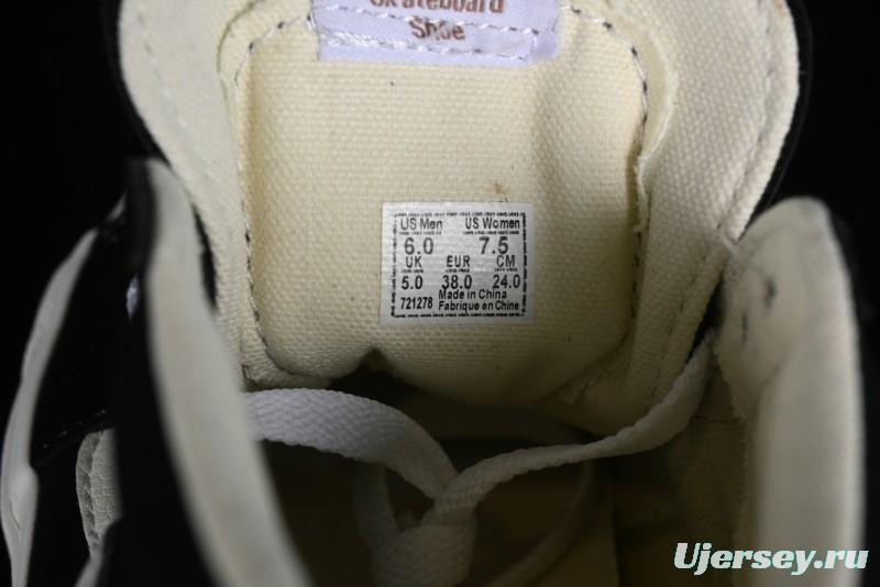 Vans SK8-Hi VR3 Eco-Friendly Black & White Mid-Top Classic Casual Canvas Shoes - VN0A4UWIVNE