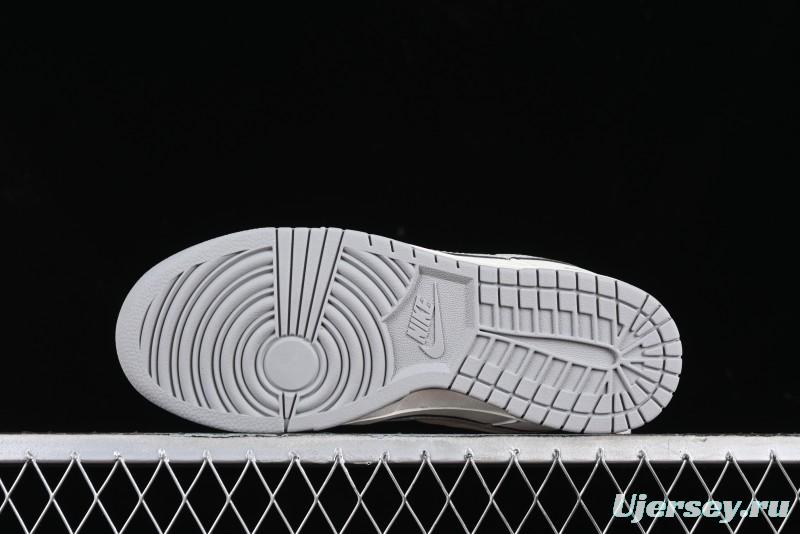 Nike SB Dunk Low Supreme Collaboration - Beige Canvas Anniversary High-End Custom Low-Top Casual Skate Shoes - BB6698-514