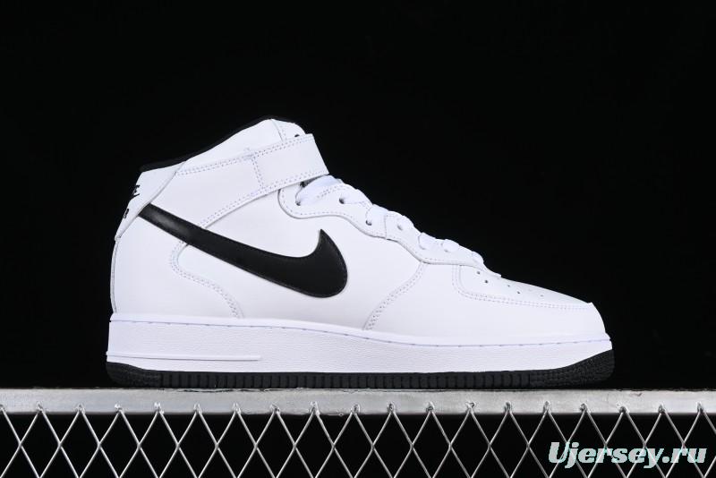 Nike Air Force 1 '07 Mid Casual Sneakers in White/Black - DV0806-101