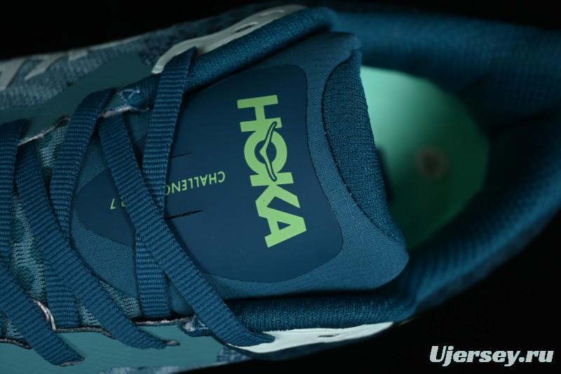 Hoka One One Challenger ATR 7 Low Trail Running Shoes with Enhanced Cushioning and Breathable Mesh - 1134498 OMLG