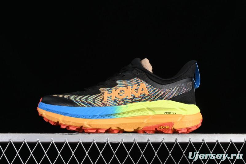 Hoka One One Mafate Speed 4 Low-Cut Professional Trail Running Shoes - 1138472 BKML
