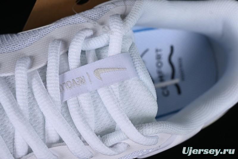 Nike Revolution 7 Wide Low-Top Running Shoes with Breathable Mesh and Durable Cushioning - FB2208-101