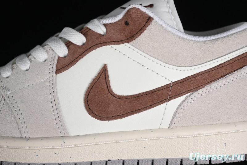 Nike Air Jordan 1 Low Retro Casual Sneakers in Grey Tan - HF1567-200
