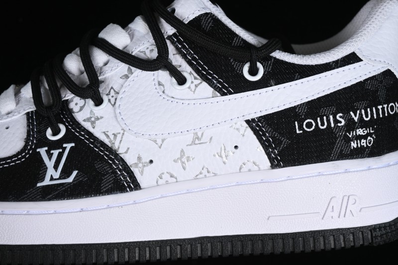 Nike Air Force 1 '07 Low Custom Collaboration Casual Sneakers with Strap - ZH0316-022