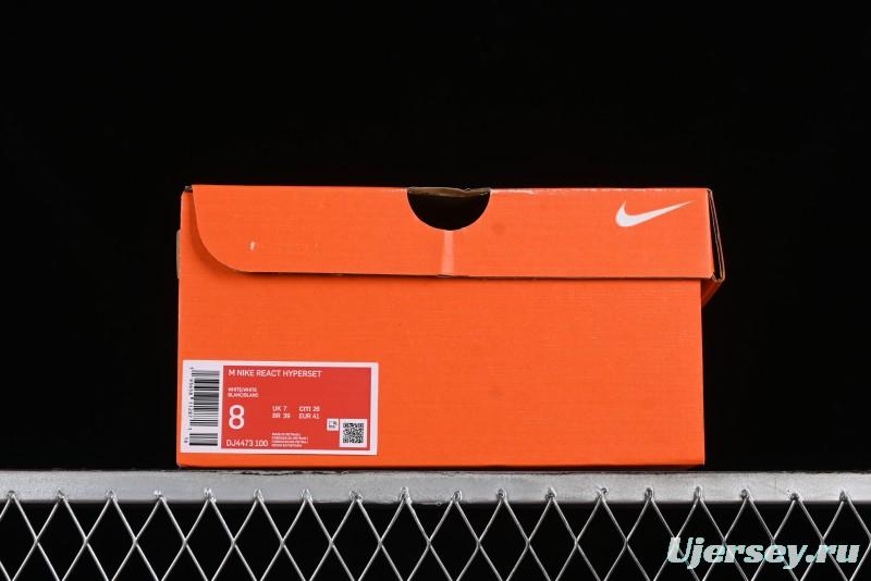 Nike HyperSet Lightweight Low-Top Training Basketball Shoes with React Foam and Flywire - DJ4473-100