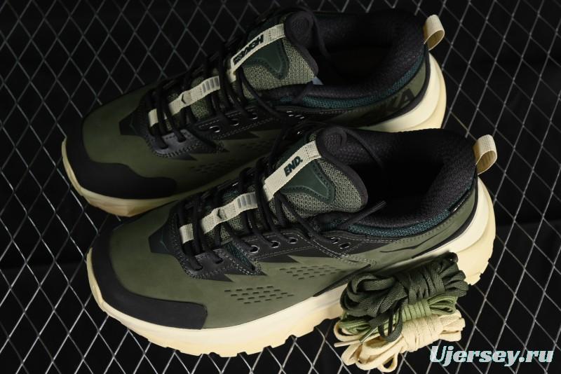 HOKA ONE ONE Tor Ultra Low Round Toe Cushioned Durable Low-Cut Hiking Shoes - 1155730 CVF