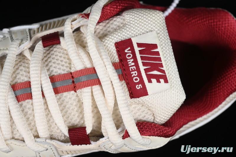 Nike Zoom Vomero 5 Retro Casual Running Shoes with EVA Midsole Cushion - HF0737-111