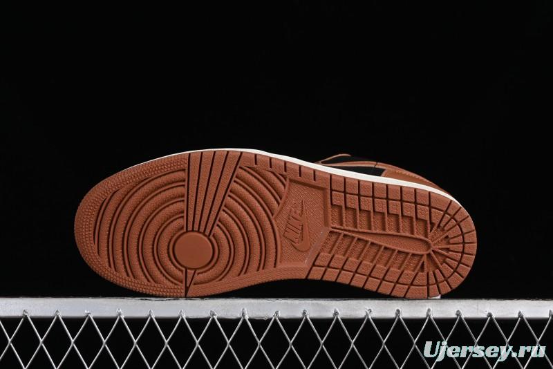 Nike Air Jordan 1 Low AJ1 Black Mocha Casual Sneakers - DC0774-021