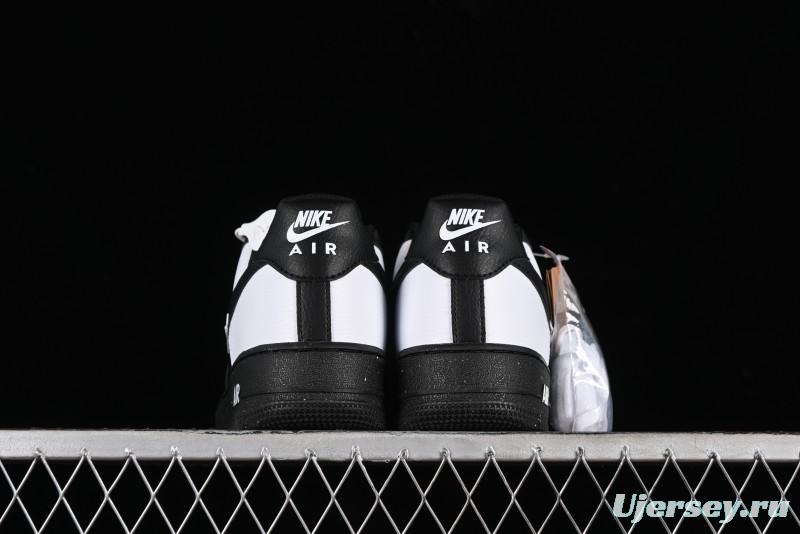 Nike Air Force 1 '07 Low Casual Sneakers with Broken Swoosh Design - HF9096-001