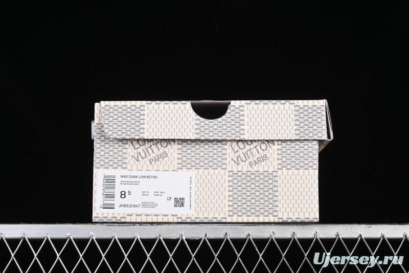 Nike SB Dunk Low LV Collaboration - Beige Denim Anniversary High-End Custom Low-Top Casual Skate Shoes - JH8310-947