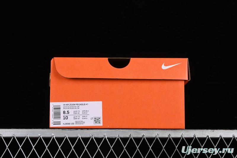 Nike Air Zoom Pegasus 41 Lightweight Breathable Running Shoes with Cushioning - HJ9068-100