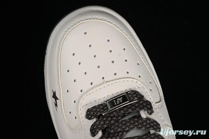 Nike Air Force 1 '07 Low BAPE Collaboration - Beige Black Star FG6688-100